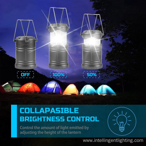 Super Bright Collapsible COB Camping Lantern Hanging